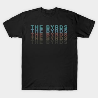 Vintage Proud Name Byrds Personalized Birthday Retro T-Shirt